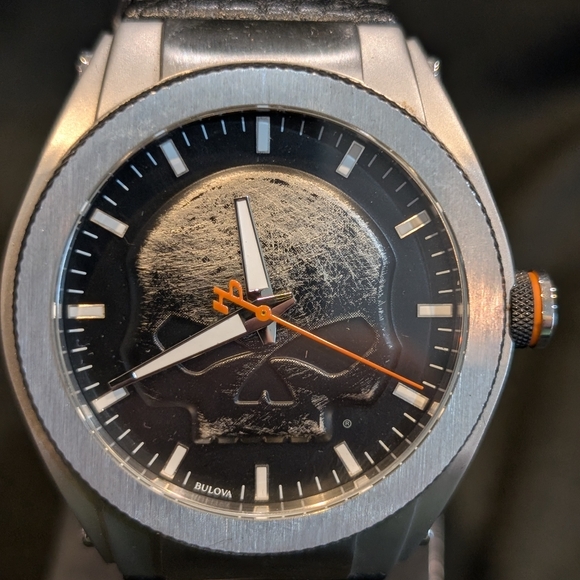 Bulova Other - Bulova Harley Davidson Mens Watch Skull
